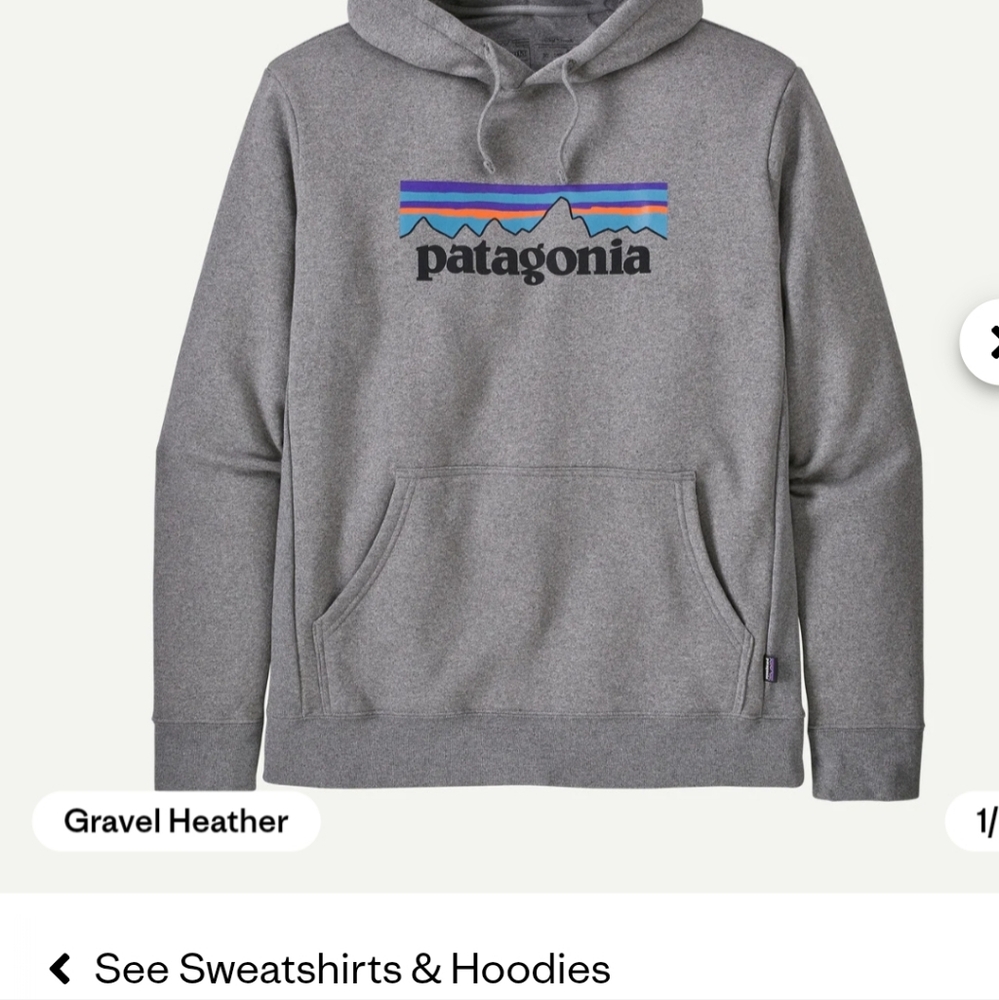 Patagonia Men's P-6 Logo Uprisal Hoody - Gravel Heather